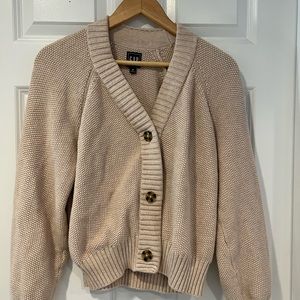 Gap Cropped Knit Cardigan